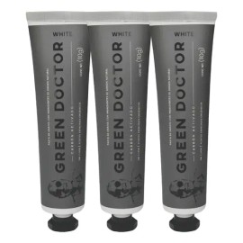 Pasta De Dientes Con Carbon Activado Organic White 3 Piezas