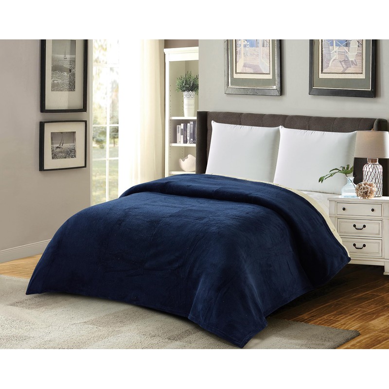 Home Beyond & HB design - Solid Flannel Throw Blanket