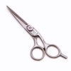 Takunoki G-5001 Stainless Steel Hair Cutting Scissors, Silver, Total Length: