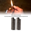 2PCS Torch Lighter Case Vintage Zinc Alloy Eye Catching Long