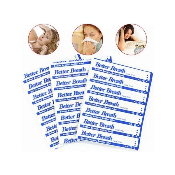 100 Unidades Tiras Nasales Anti Ronquidos Respira Mejor