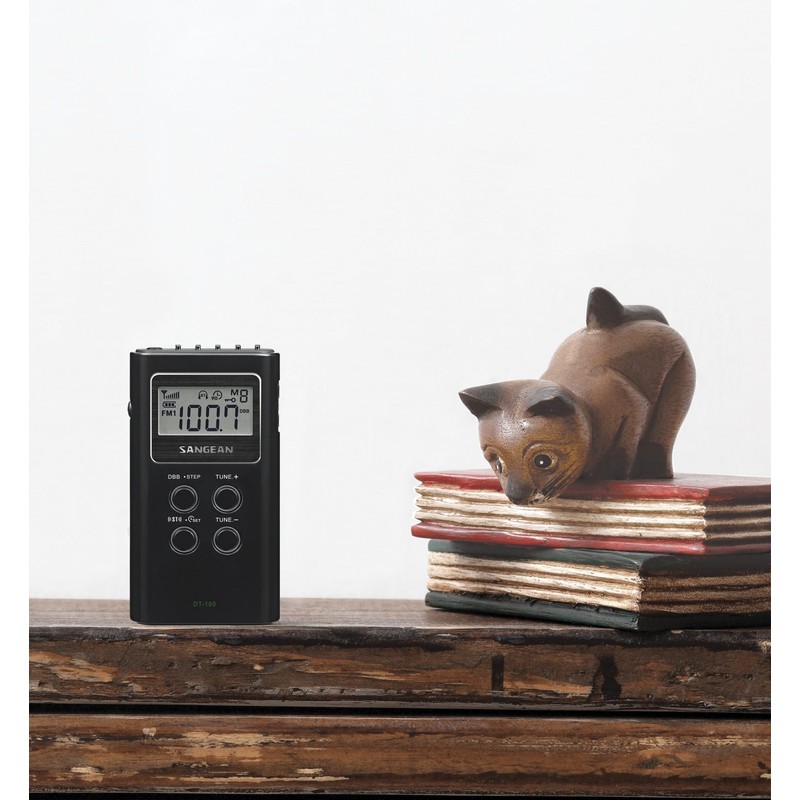 Sangean DT-180 AM/FM Pocket Radio (Certified Refurbished)