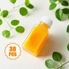 30Pcs 2 Oz Empty Plastic Juice Bottles with Caps,Reusable Clear