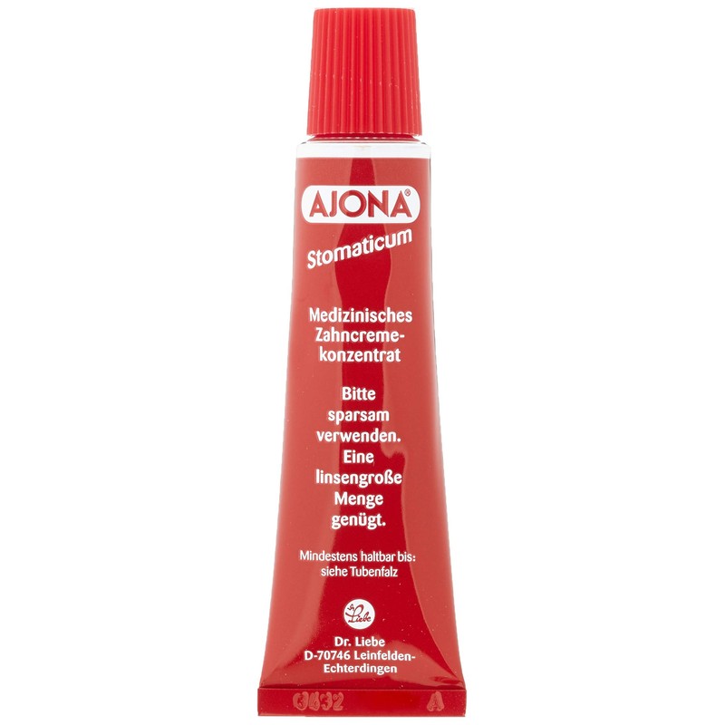 Dr. Rudolf Dear successors Ajona Stomaticum medical toothpaste concentrate, pack