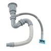 Stainless Steel Sink Drain Assembly with Cage S Bend Hose