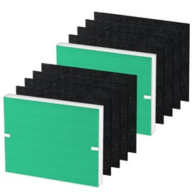 AP-1512HH Air Purifier Filter Replacement compatible with Coway Airmega AP-1512HH and 200M Air Purifiers Toxin Absorber Filter 2 Pack HEPA Filter and 8 Carbon Pre-Filters and Clear Tool