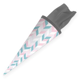 itenga Sibling School Bag 35 cm Gift Packaging School Bag Children Adults Party, Stripes