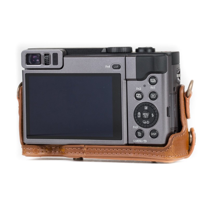 MegaGear MG1260 Ever Ready Leather Camera Case compatible with Panasonic