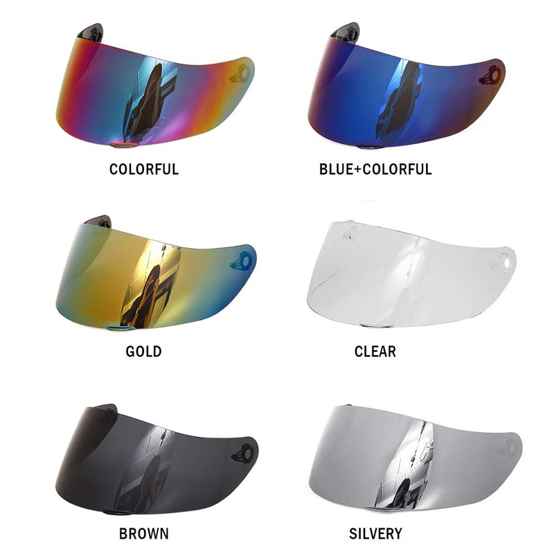 LOUJIN Motorcycle Windshield Helmet Lens Visor Full Face Fit for