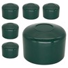 SKIR'CO RAL 6005 Fence Post Caps Round 45 mm Green