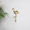 Melody Maison Gold Flamingo Wall Hook