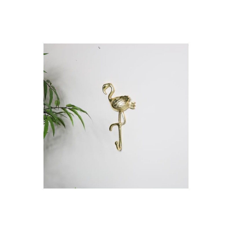 Melody Maison Gold Flamingo Wall Hook