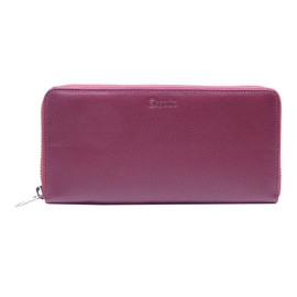 Esquire Viktoria RFID Leather Wallet 19 cm, bordeaux, rfid wallet