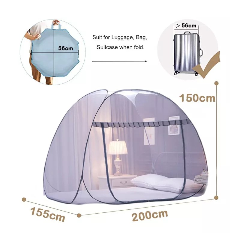 Pabellon mosquitero Mosquitero Transpirable Plegable De 200x155x150cm