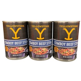 Yellowstone Cowboy Beef Stew 15 oz (3 Pack)