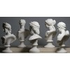Set 5 Bust Head God Zeus Artemis Aphrodite Hermes Apollo