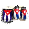 Cuban Cuba flags Cuban Boxing gloves Combo Gift pack Rearview