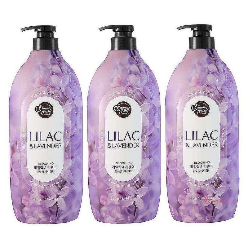 Aekyung Lavender-Scented 900g Lilac Body Wash (Set of 3)