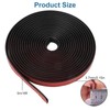 EEEKit 5M/16FT Auto Seal Weather Stripping: Rubber Sealing Strip Trim