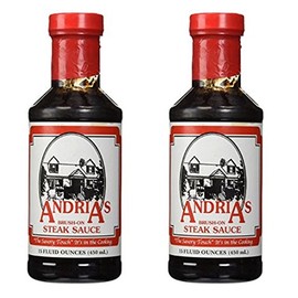 Andria's Steak Sauce 15 oz (Pack of 2)