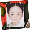 jojofuny Face Paint Supplies Reusable Makeup Practice Board A4 Size