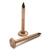 2-1/2" Smooth Shank Solid Copper Roofing Nails 10 Gauge USA