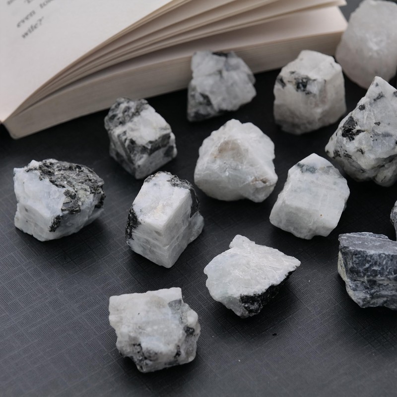 SUBSH Rainbow Moonstone - Raw Gemstones - Gemstone Array -