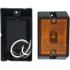 Proline 2 Square red+2X4" amber LED Submersible Light Trailer Tail