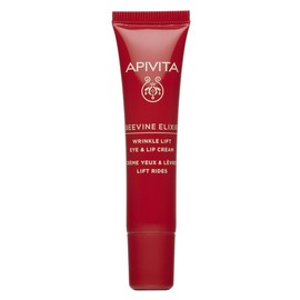Apivita Beevine Elixir Crema Contorno de Ojos y Labios Lift y Arrugas 15ml - Crema antiedad con propóleo, colágeno vegetal y ácido hialurónico - Combate arrugas, hinchazón y levanta el párpado