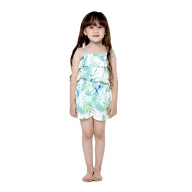 Matchable Family Hawaiian Luau Ropa para hombres, mujeres y niños, en orquídea brisa blanca, Mameluco para niña, 2 Años