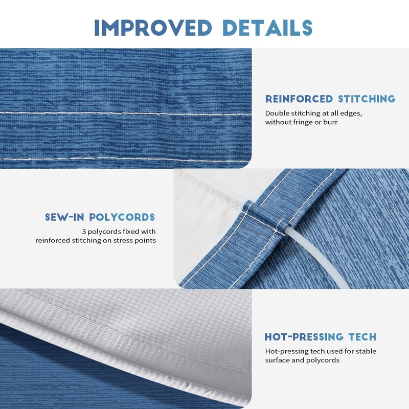 Heavy Duty RV Awning Fabric Replacement - 19.5oz Vinyl Camper