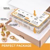 VIGRUE 521PCS M6 M8 M10 Flange Bolts Assortment Kit Metric