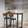 ALLCOS 36 Inch Metal Bar Table Legs, Heavy Duty Dining