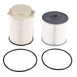 6.7L Cummins Fuel Filter Water Separator Set 68157291AA 68436631AA for 2019 2020 2021 Ram 2500 3500 4500 5500 6.7 Turbo Diesel Engines - Replace 68065608AA PF46152 Dodge Ram Diesel Fuel Filter Element