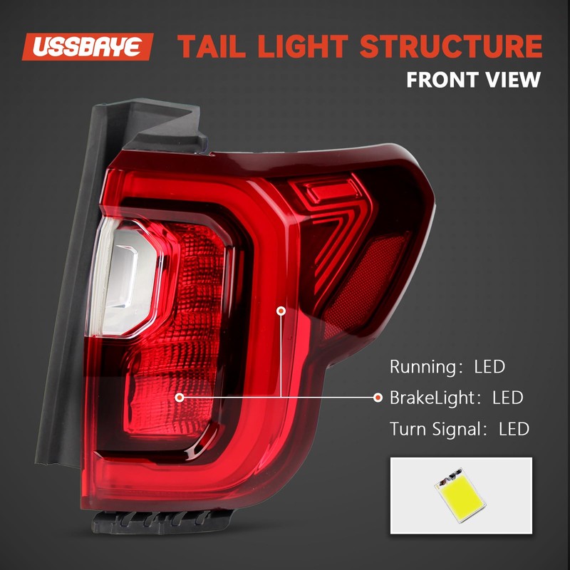 Ussbaye LED Tail Lights Compatible with 2020 2021 2022 2023