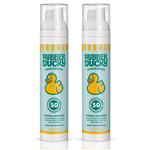 Rubber Ducky | Mineral Sunscreen, Vegan SPF 50 Sunscreen, Water-Resistant
