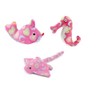Zanies Sea Charmers Dog Toys Ocean Creature Squeak Toy Seahorse