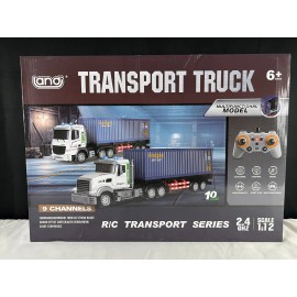 SNACKTANT 1:12 Scale 2.5GHZ 9 Channels Remote Control Transport Truck Ages 9+