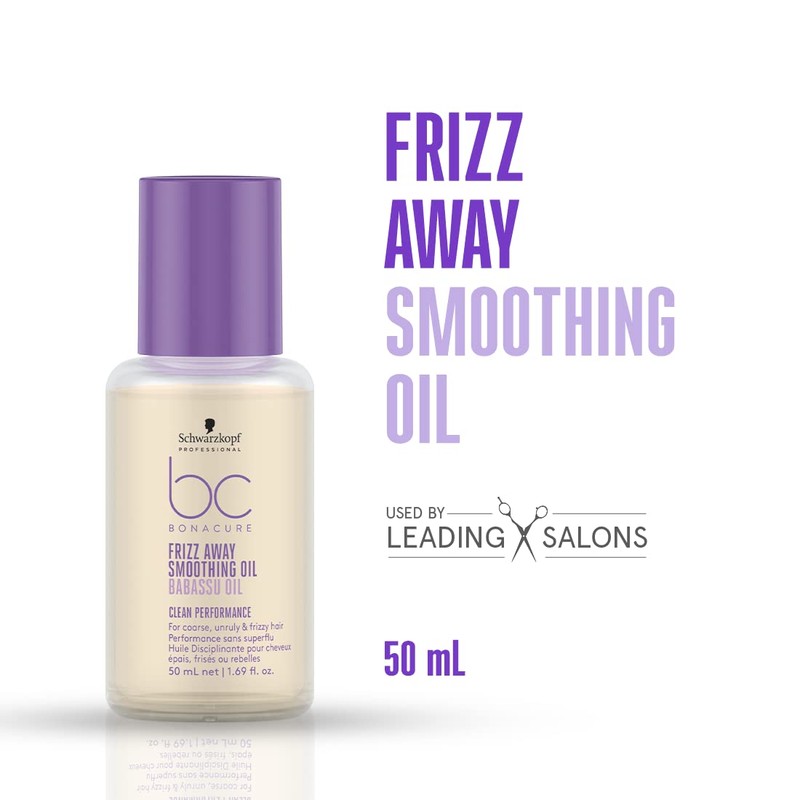 Schwarzkopf Professional BC Bonacure Frizz Away Smoothing Oil 50ml, Pack