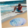ULTECHNOVO 1Pc Beach Towel with Quicksand Pattern Unique Round Towel