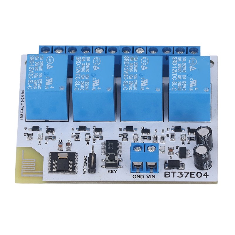 4 Channel Bluetooth Relay Control Module Anti Interference 2.4G RF