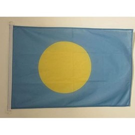AZ Flag Palau 90 x 60 cm – Republic of Palau Flag 60 x 90 cm for Outdoor Use