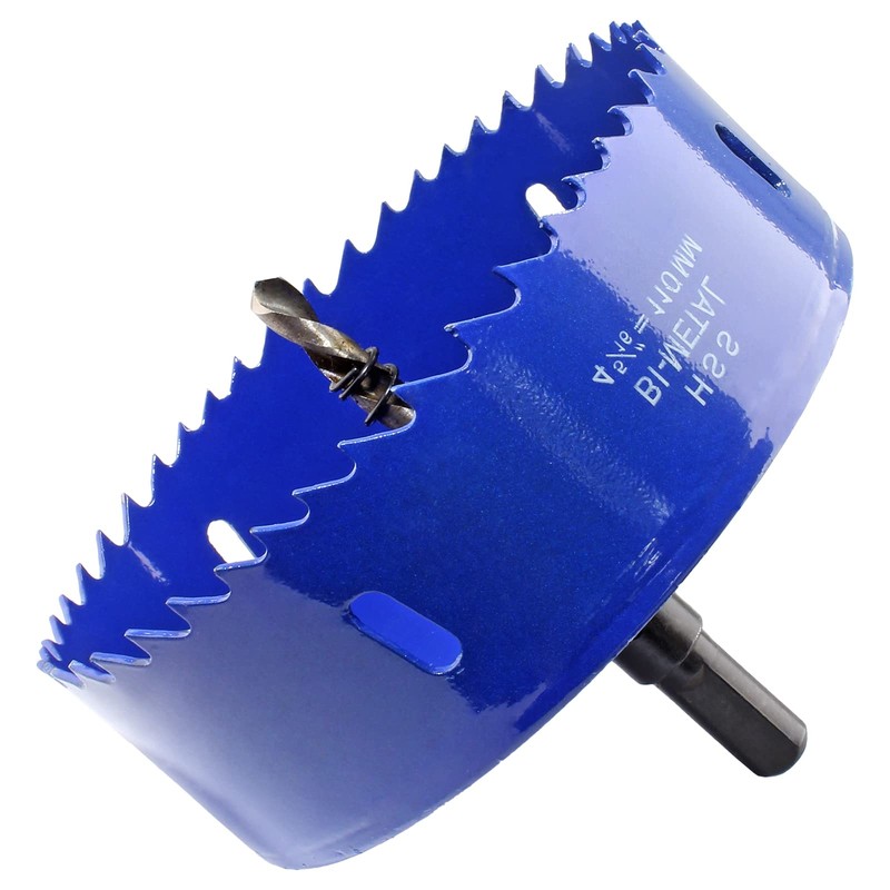 Luomorgo 110mm/4.33 inch Hole Saw, 1 1/4 inch Cutting Depth
