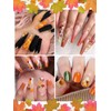 EBANKU Fallen Maple Leaf Nail Art Sequins, Autumn Nails Art