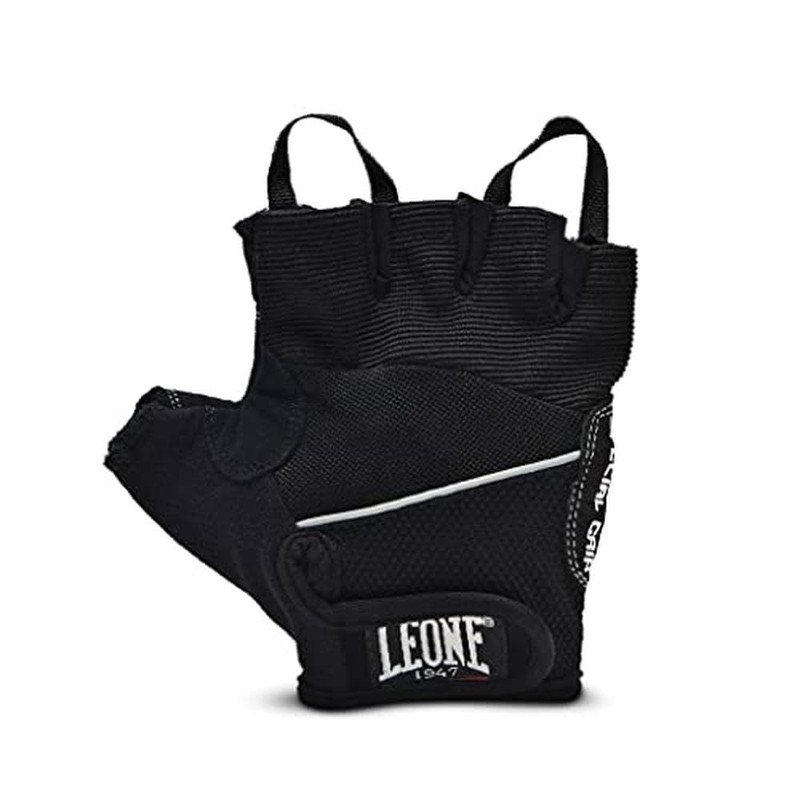 LEONE 1947, Gym Gloves, Unisex Adult, Black, XS, AB712