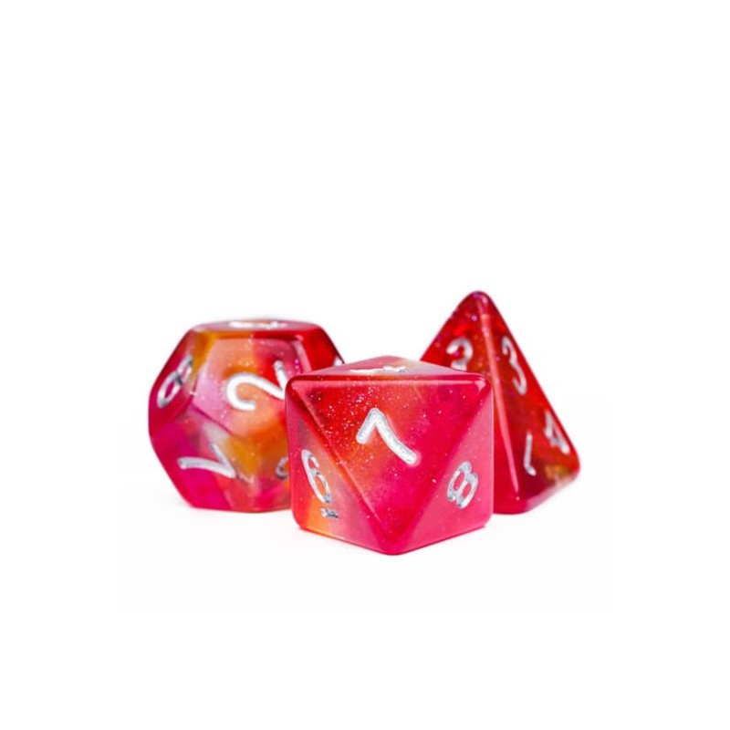 Lesbian Pride Dice Set - Lesbian DND Dice Set -