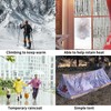 Skyzone Double-Sided Reflective Emergency Blanket 160x210cm - Thermal Insulation for