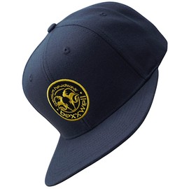 Bexxwell Snapback Cap with Logo Patch (Optimal Fit, Cap, Unisex), darkblue, Unit size