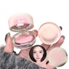 LIANGNISHI Vitality Blush Powder Jar, Facial Contouring, High Pigmentation, Long