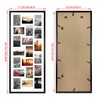 QUTREY Collage Picture Frame 4x6, 20 Opening Black Large Photo